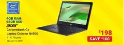 Visions Electronics Chromebook Go Laptop Celeron N4500 offer