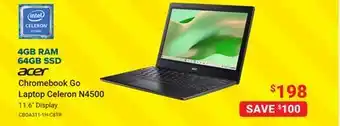 Visions Electronics Chromebook Go Laptop Celeron N4500 offer