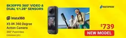 Visions Electronics X5 8K 360 Degree Action Camera offer