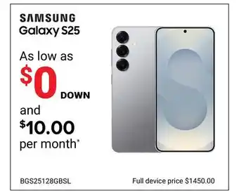 Visions Electronics Samsung Galaxy S25 offer