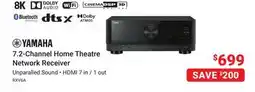 Visions Electronics Yamaha 7.2-Channel Home Theatre Network Receiver offer