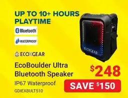 Visions Electronics EcoBoulder Ultra Bluetooth Speaker offer