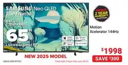 Visions Electronics SAMSUNG 65 Neo QLED 4K Smart TV offer
