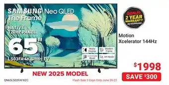 Visions Electronics SAMSUNG 65 Neo QLED 4K Smart TV offer
