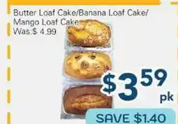 Oceans Fresh Food Market Butter Loaf Cake/Banana Loaf Cake/ Mango Loaf Cake offer