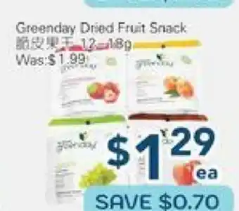 Oceans Fresh Food Market Greenday Dried Fruit Snack offer