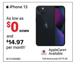 Visions Electronics iPhone 13 offer