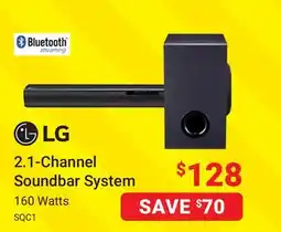 Visions Electronics LG 2.1-Channel Soundbar System offer