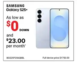 Visions Electronics Samsung Galaxy S25+ offer