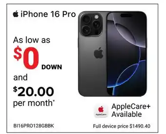 Visions Electronics iPhone 16 Pro offer