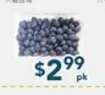 Oceans Fresh Food Market Blueberries offer