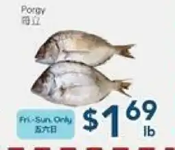Oceans Fresh Food Market Porgy offer