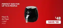 Visions Electronics Hauz 5L Air Fryer offer