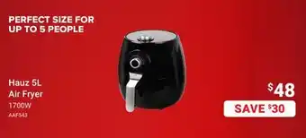 Visions Electronics Hauz 5L Air Fryer offer