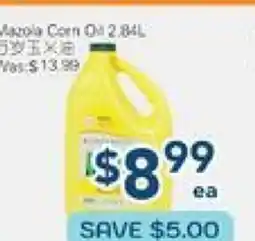 Oceans Fresh Food Market Mazola Corn Oil offer
