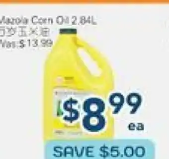 Oceans Fresh Food Market Mazola Corn Oil offer