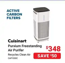 Visions Electronics Cuisinart Purxium Freestanding Air Purifer offer