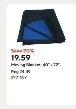 Staples Moving Blanket, 40 x 72 offer