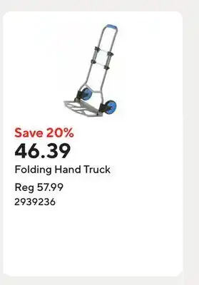 Staples Folding Hand Truck offer
