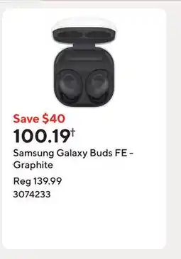 Staples Samsung Galaxy Buds FE - Graphite offer