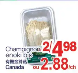 T&T Supermarket CHAMPIGNON ENOKI BIO offer