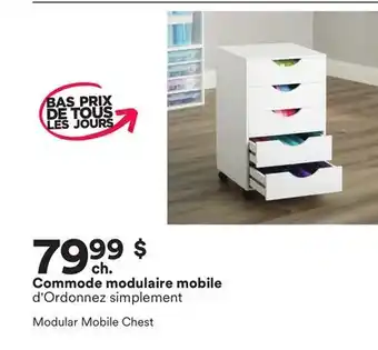 Michaels Commode modulaire mobile d'Ordonnez simplement offer
