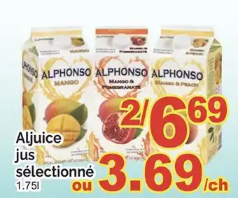 T&T Supermarket ALJUICE JUS 1.75L offer