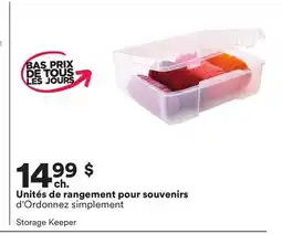 Michaels Unités de rangement pour souvenirs d'Ordonnez simplement offer