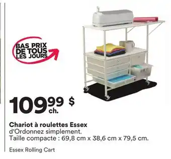 Michaels Chariot à roulettes Essex d'Ordonnez simplement offer
