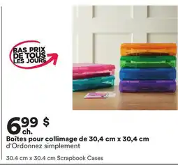 Michaels Boîtes pour collimage de 30,4 cm x 30,4 cm d'Ordonnez simplement offer