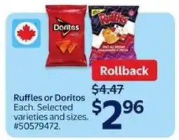 Walmart Ruffles or Doritos offer