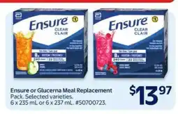 Walmart Ensure or Glucerna Meal Replacement Pack offer