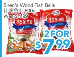 Ample Food Market Siren's World Fish Balls offer