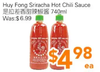 Ample Food Market Huy Fong Sriracha Hot Chili Sauce offer