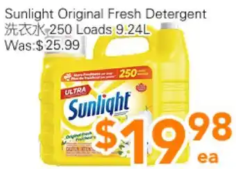 Ample Food Market Sunlight Original Fresh Detergent offer