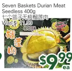 Ample Food Market Seven Baskets Durian Meat offer