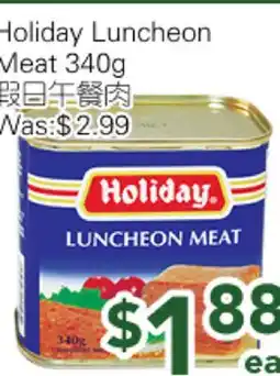 Ample Food Market Holiday Luncheon Meat offer