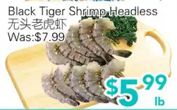 Ample Food Market Black Tiger Shrimp Headless offer