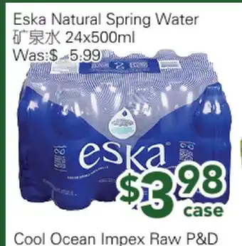 Ample Food Market Eska Natural Spring Water offer