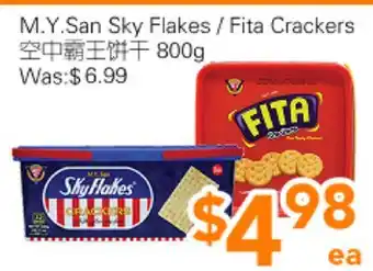 Ample Food Market M.Y. San Sky Flakes/Fita Crackers offer