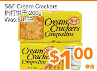 Ample Food Market S&F Cream Crackers offer