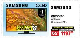 2001 Audio Video SAMSUNG 65 QLED 4K Quantum HDR+ offer