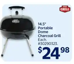 Walmart 14.5 Portable Dome Charcoal Grill offer