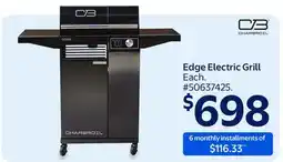 Walmart Edge Electric Grill offer
