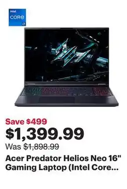 Best Buy Acer Predator Helios Neo 16 Gaming Laptop (Intel Core i7-13650HX/16GB RAM/1TB SSD/RTX 4060) offer