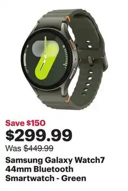 Best Buy Samsung Galaxy Watch7 44mm Bluetooth Smartwatch - Green offer