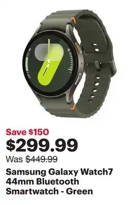 Best Buy Samsung Galaxy Watch7 44mm Bluetooth Smartwatch - Green offer
