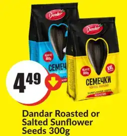 Chalo FreshCo Dandar Roasted or Salted Sunflower Seeds 300 g offer