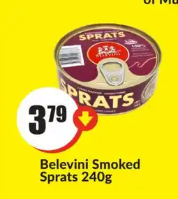 Chalo FreshCo Belevini Smoked Sprats 240 g offer