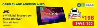 Visions Electronics Sirius XM Ready KWM560BT 6.8 Digital Touchscreen Media Receiver offer